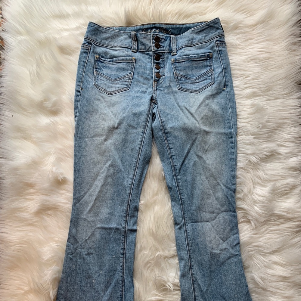 American Eagle stretch Artist flare jeans